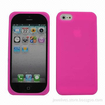 High-quality Silicone Case for iPhone 5, Available in Various Colors